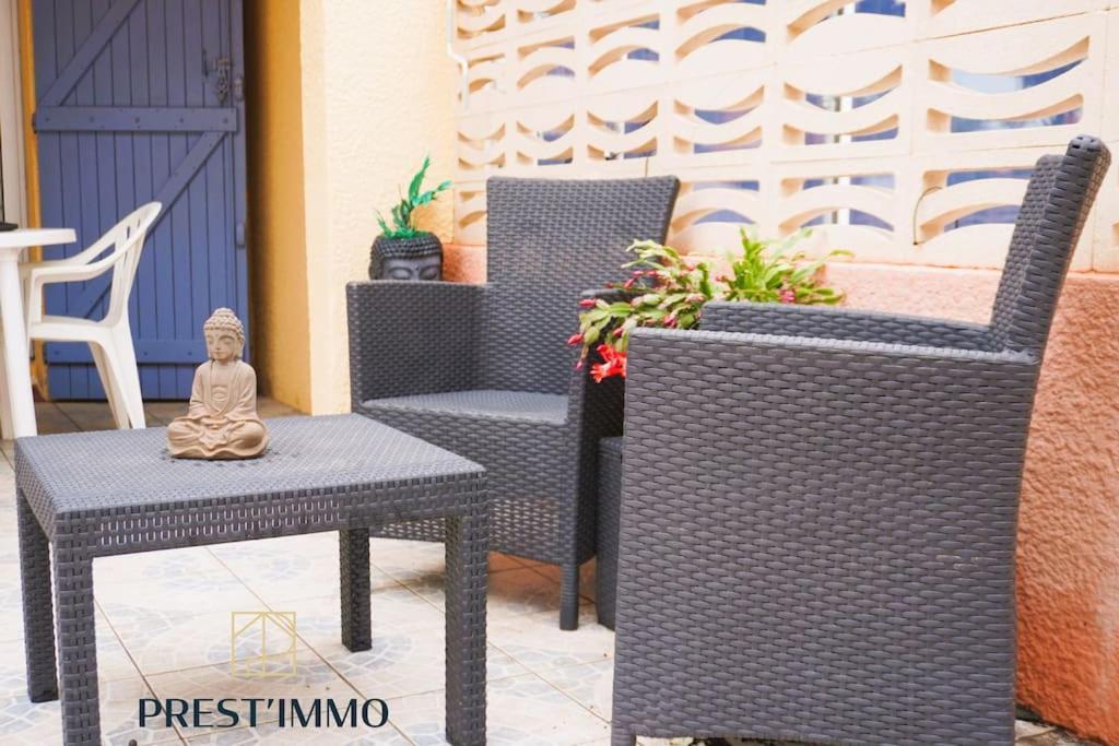 L'azur 4 Pers Clim Parking Acces Direct Holiday home Le Barcares